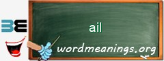 WordMeaning blackboard for ail